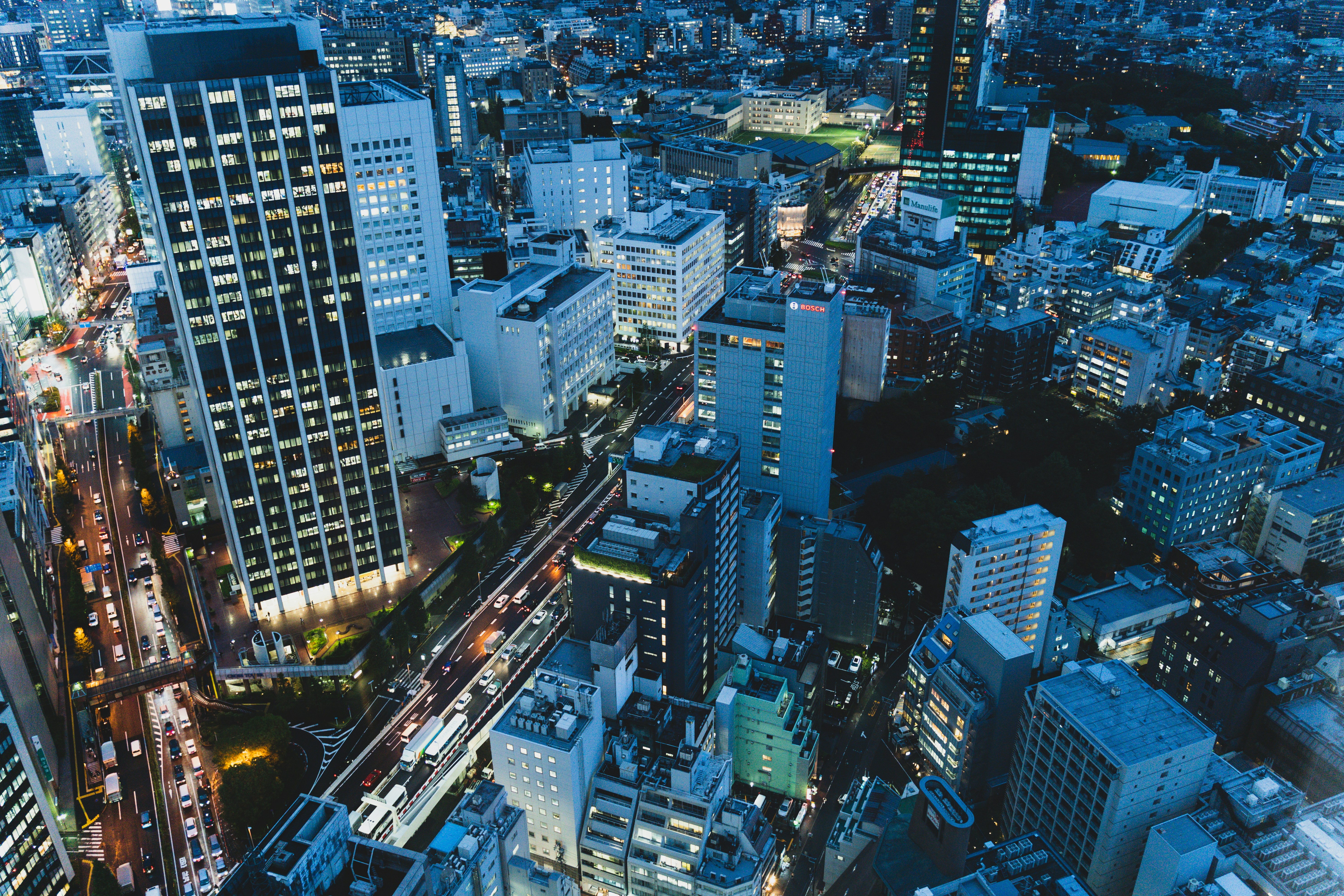 New York Skyline at Sunset